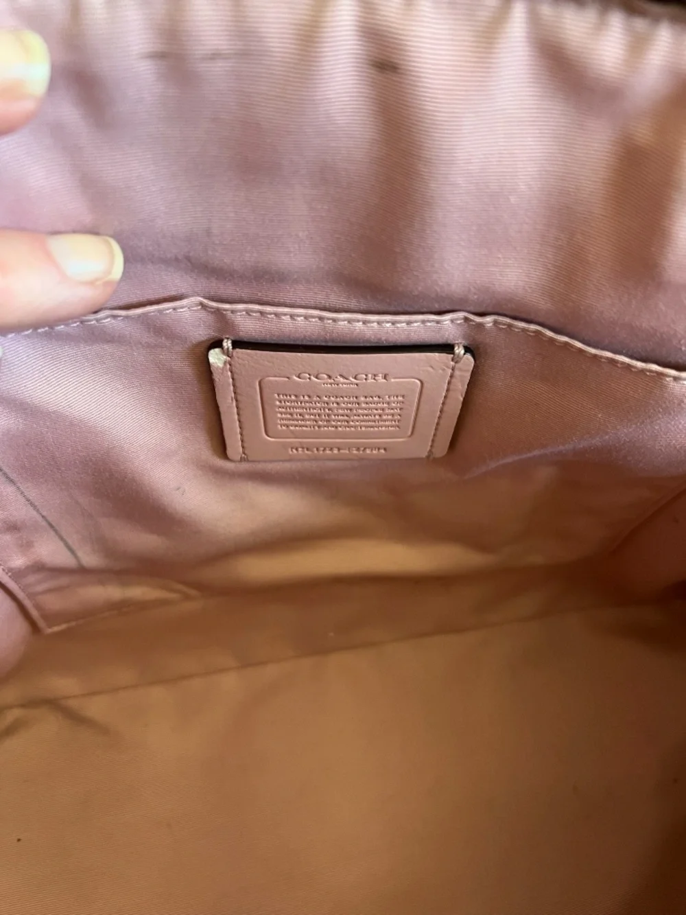 Coach Sierra Dome Satchel — Brown Signature with Pink Trim